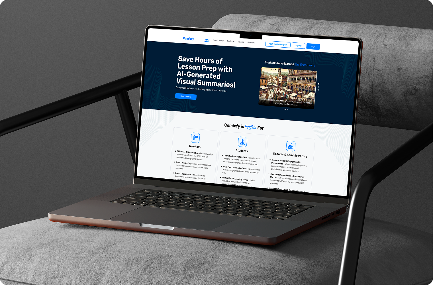 Comicfy : Transform Stories into Comics with AI